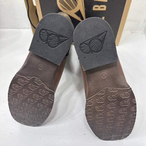 NEW WESTERN BOOT DYLAN DBL BARREL Brand - BROWN, Kids Size 4.  #1-3.
