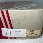New Women’s Red Lace Up Capezio Cowboy Boots. L 503 7.5 7 1/2 M. 17-77