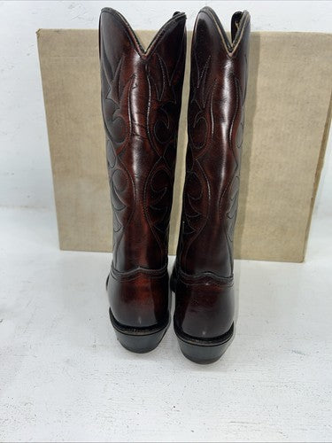 New Women’s Brown Acme Cowboy Boots. 639  6.5 6 1/2 M. 20-95