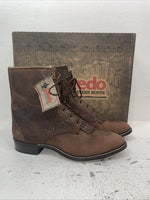 New Men’s Brown Lace Up Laredo Cowboy Boots. 28 1225 13 E E. 10-43