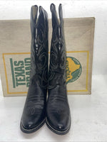 New Women’s Black Texas Brand Cowboy Boots. 4700 7 M. 18-32
