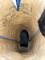 New Women’s Black Texas Brand Cowboy Boots. 4970 8.5 8 1/2 M. 15-22
