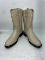 New Women’s Cream Texas Brand Cowboy Boots. 6829 7.5 7 1/2 M. 17-96
