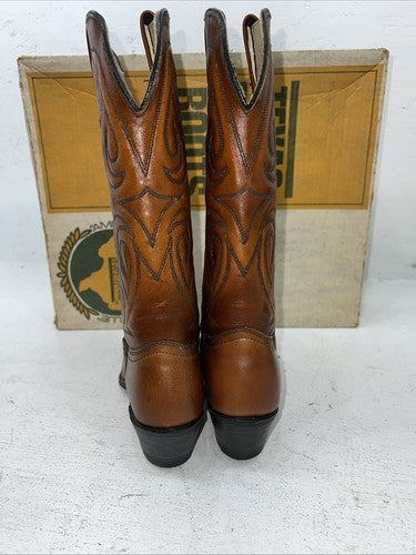 New Women’s Brown Texas Brand Cowboy Boots. L 144 7.5 7 1/2 M. 17-14