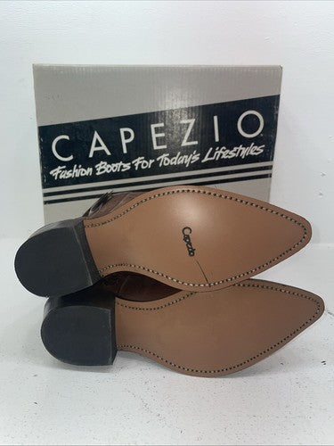 New Women’s Brown Capezio Cowboy Boots. M 309 8.5 8 1/2 D. 15-48