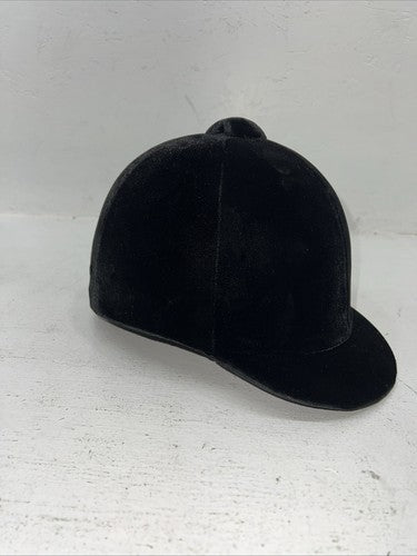 New Women’s Black Velvet IRH dressage Riding Helmet. 1020 7. 12-100