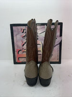New Men’s Brown Texas Brand Cowboy Boots. 6511 11 D. 8-13