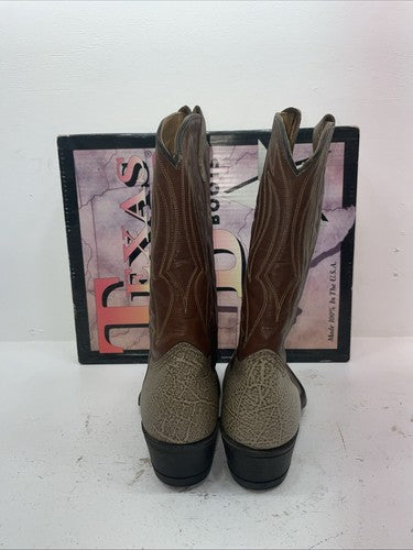 New Men’s Brown Texas Brand Cowboy Boots. 6511 11 D. 8-13