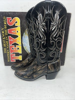 New Women’s Black Texas Brand Cowboy Boots. L 900 6.5 6 1/2 M. 19-80