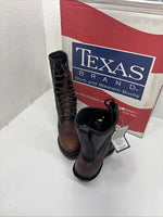 NEW Men’s Brown/black American Bootmaker Western Boot Laced Size 9m. 3-1