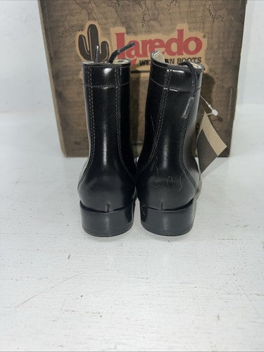 New Children’s Black Laredo Lace Up Cowboy Boots. 12 M. 24-124