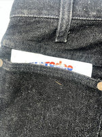 New Men’s Cowboy Cut Wrangler Black Pro Rodeo Jeans. 11/34 Length B-10