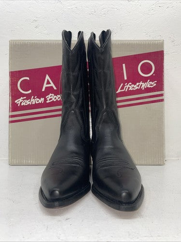 New Women’s Black Capezio Cowboy Boots. L 550 8 M. 16-87