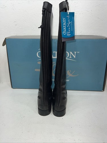 New Women’s Black Ovation English Riding Boots. 468543 9 W. 12-76