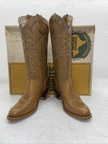 New Women’s Brown Texas Brand Cowboy Boots. 4911 7 M. 18-126