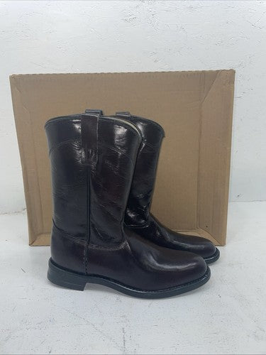 New Women’s Cherry Black Acme Cowboy Boots. 6823 7 M. 17-83