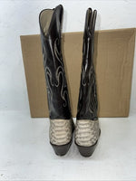 New Women’s Brown Snakeskin Capezio Cowboy Boots. L421 6 M. 19-16