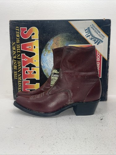 New Women’s Red Texas Brand Cowboy Boots. M 373 9 D. 15-60