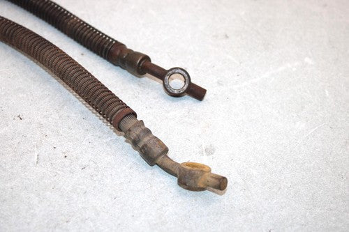 92 Kawasaki Bayou 300 4x4 Oem Front Brake Hose Soft Line Pair 43095-1087 AK12