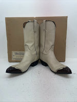 New Women’s Cream Cowtown Cowboy Boots. 110 8.5 8 1/2 A. 15-71
