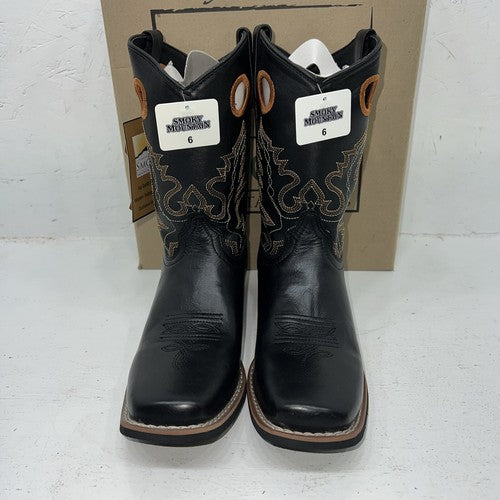 New Women’s Black Smoky Mountain Cowboy Boots. 3242 Y 6 R. 20-70