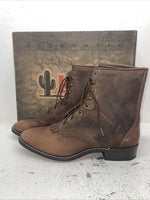 New Men’s Brown Lace Up Laredo Cowboy Boots. 28 1225 13 E E. 10-43