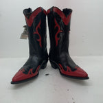 New Women’s Black American West Cowboy Boots. 51142 9.5 9 1/2 M. 15-127