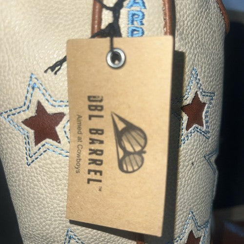 New Children’s Brown DBL Barrel Cowboy Boots. 11 D. 24-55