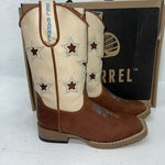 New Children’s Brown DBL Barrel Cowboy Boots. 11.5 11 1/2. 2-101