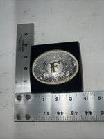 New Women’s Montana Silversmiths Medium Oval “F” Belt Buckle. 700F A-109
