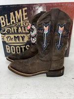 New Women’s Brown Laredo Cowboy Boots. 3134 7.5 7 1/2 M. 17-86