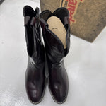 NEW Men’s Laredo Western cowboy Boots, Blk Cherry Roper.  Size 5D. #1-12