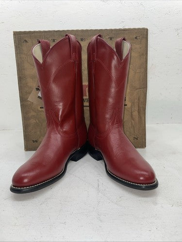 New Women’s Red Laredo Cowboy Boots. 6917 F 7 M. 18-72