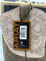 New Women’s Ariat Cowboy Boots 10000828 Brown/pink Boots 6 B 20-9
