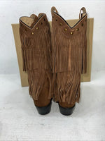 New Women’s Brown Fringe Smoky Mountain Cowboy Boots. 6566 6.5 6 1/2 M. 19-121