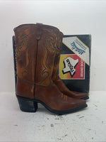 New Men’s Brown Texas Brand Cowboy Boots. 8644 X 11.5 11 1/2 D. 10-19