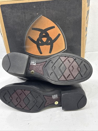 NEW Men’s black Ariat Brand boot boots. Size 8EE. 2-22.