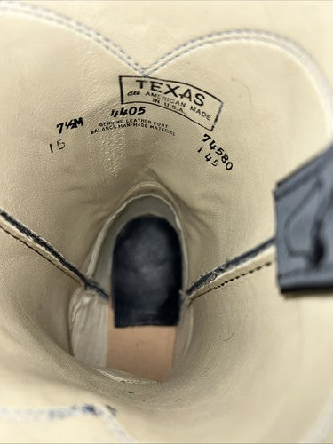 New Women’s Navy Texas Brand Cowboy Boots. 4405 7.5 7 1/2 M. 17-85