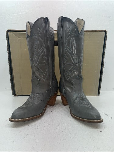 New Women’s Gray Capezio Cowboy Boots. L 342 8.5 8 1/2 M. 15-67
