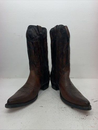 New Men’s Brown Texas Brand Cowboy Boots. M 137 11.5 11 1/2 D. 9-20