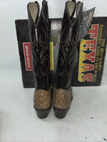 New Women’s Brown Texas Brand Cowboy Boots. L 199009 7.5 7 1/2 M. 17-93
