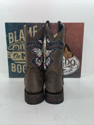 New Women’s Brown Laredo Cowboy Boots. 3134 9 M. 13-16