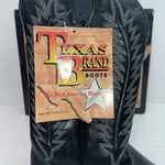 New Women’s Black Texas Brand Cowboy Boots. 4870 9.5 9 1/2 M. 16-132
