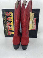 New Women’s Red Texas Brand Cowboy Boots. L 490692 7 M. 18-17