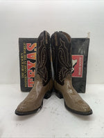 New Men’s Brown Texas Brand Cowboy Boots. 5041 11 D. 9-87