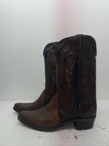 New Men’s Brown Texas Brand Cowboy Boots. M 137 11.5 11 1/2 D. 9-20