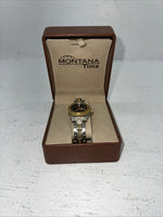 New Women’s Montana Silversmiths Gold Silver Watch. MT670 D-23