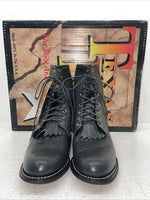 New Women’s Gray Lace Up Texas Brand Cowboy Boots. 4442 9 M. 15-25