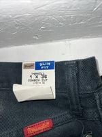 New Women’s Green Cowboy Cut Slim Fit Wrangler Denim Jeans. 1x36 H-6