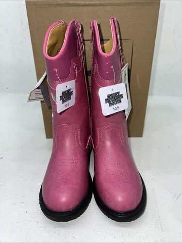 New Children’s Pink Smoky Mountain Cowboy Boots. 1167C 10.5 10 1/2. 24-27